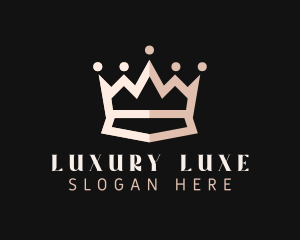 Luxe Crown Jewel logo design