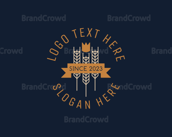 Crown Wheat Brewery Logo