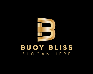 Premium Luxury Deluxe Letter B logo design