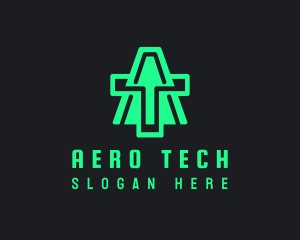 Logistics Courier Tech logo design