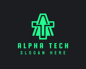 Logistics Courier Tech logo design