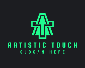 Logistics Courier Tech logo design