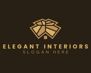 Home Interior Flooring logo design