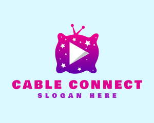 Cable - Starry Night Media Player logo design