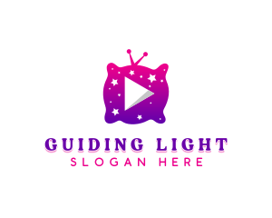 Starry Night Media Player logo design