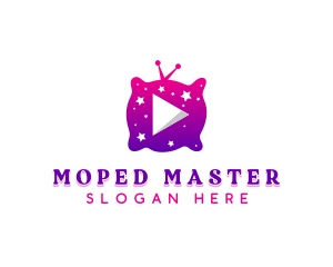 Starry Night Media Player logo design