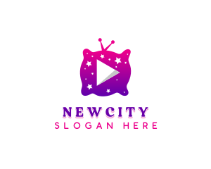 Starry Night Media Player logo design