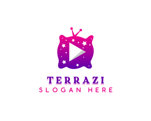 Starry Night Media Player logo design