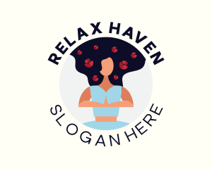 Bouquet - Rose Head Meditation logo design