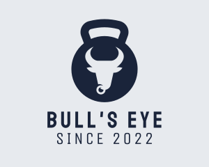 Crossfit Kettlebell Bull logo design