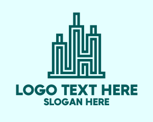 Modern - Modern City Structure logo design