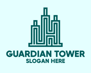 Modern City Structure logo design