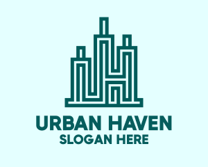 Modern City Structure logo design