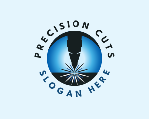 Cutting - Laser Cutting Machine logo design
