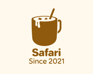 Cafe - Iced Coffee Mug logo design