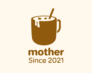 Caffeine - Iced Coffee Mug logo design