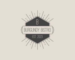 Retro Sunray Bistro logo design