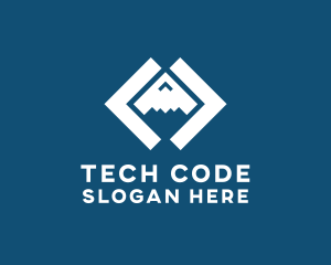 Code - Tech Coding Bracket logo design