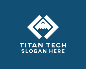 Tech Coding Bracket logo design