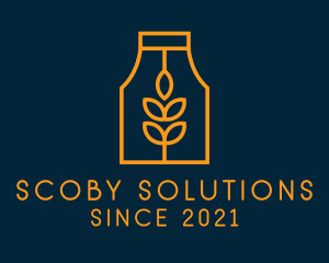 Scoby - Herbal Brew Kombucha logo design