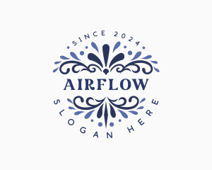 Creative Floral Ornament logo design