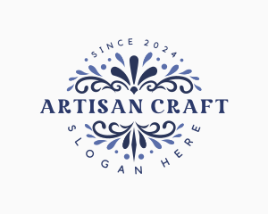 Handicraft - Creative Floral Ornament logo design