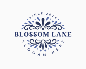 Creative Floral Ornament logo design