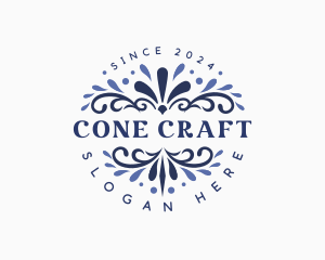 Creative Floral Ornament logo design