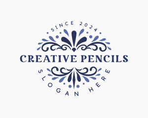 Creative Floral Ornament logo design