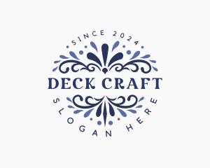 Creative Floral Ornament logo design