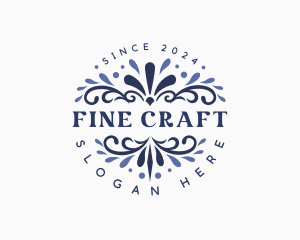 Creative Floral Ornament logo design