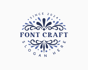 Creative Floral Ornament logo design