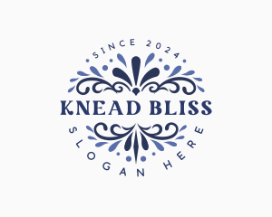 Creative Floral Ornament logo design