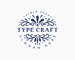 Creative Floral Ornament logo design