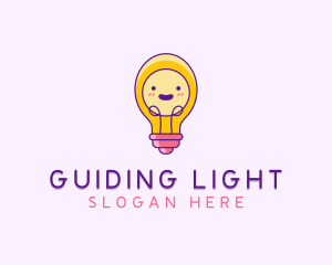 Learning Light Bulb Nursery logo design