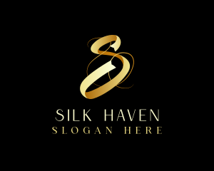 Luxury Elegant Ribbon logo design