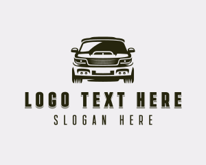 Car Care - Pick-Up Vehicle Automotive logo design