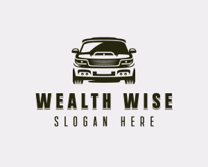 Car Care - Pick-Up Vehicle Automotive logo design