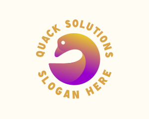Duck - Duck Bird Animal logo design