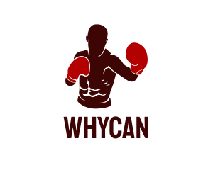 Professional Boxer Athlete Logo