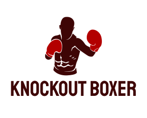 Professional Boxer Athlete logo design