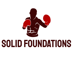 Boxing Gym - Professional Boxer Athlete logo design