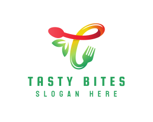 Appetizing - Food Meal Letter T logo design