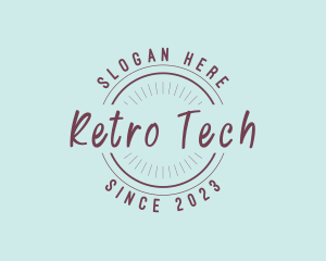 Generic Retro Industry logo design