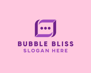 Digital Chat Bubble logo design