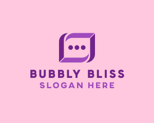 Digital Chat Bubble logo design