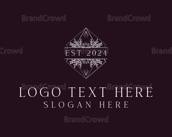 Flower Wedding Boutique Logo