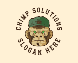 Urban Monkey Ape logo design