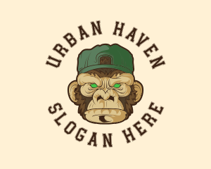 Urban Monkey Ape logo design