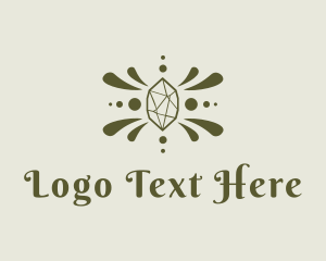 Green Luxe Gemstone Logo